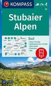 Wanderkarte 83 Stubaier Alpen