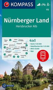 Wanderkarte 172 Nürnberger Land, Hersbrucker Alb