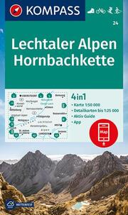 Wanderkarte 24 Lechtaler Alpen, Hornbachkette