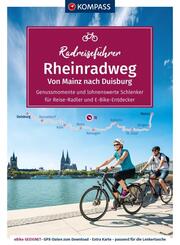 KOMPASS Radreiseführer Rheinradweg von Mainz bis Duisburg - Cover