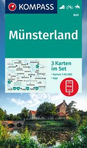KOMPASS Wanderkarte 849 Münsterland (3-K-Set)