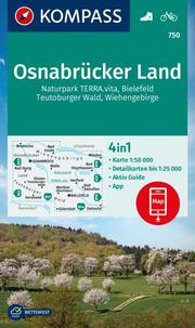 KOMPASS Wanderkarte 750 Osnabrücker Land 1:50.000