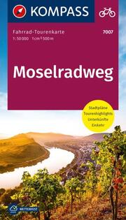 KOMPASS Fahrrad-Tourenkarte, Moselradweg, 1:50 000 - Cover