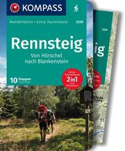 KOMPASS Wanderführer Rennsteig, 10 Etappen