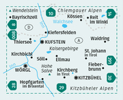 KOMPASS Wanderkarte 9 Kaisergebirge 1:50.000 - Abbildung 1
