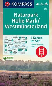 KOMPASS Wanderkarte 753 Naturpark Hohe Mark / Westmünsterland