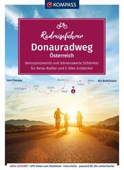 KOMPASS Radreiseführer Donauradweg Österreich - Cover
