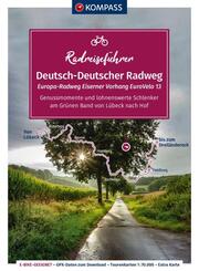 KOMPASS Radreiseführer Deutsch-Deutscher Radweg/Europa-Radweg Eiserner Vorhang EuroVelo 13 - Cover