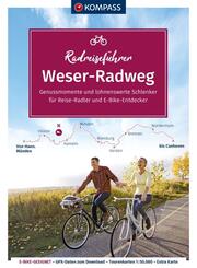 KOMPASS Radreiseführer Weser-Radweg - Cover