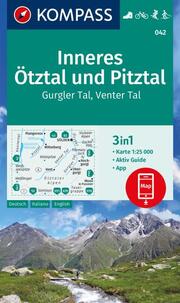 KOMPASS Wanderkarte 042 Inneres Ötztal und Pitztal, Gurgler Tal, Venter Tal 1:25.000 - Cover