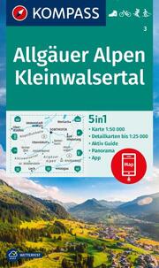KOMPASS Wanderkarte 3 Allgäuer Alpen, Kleinwalsertal 1:50.000 - Cover