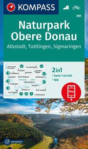 KOMPASS Wanderkarte 781 Naturpark Obere Donau - Albstadt - Tuttlingen - Sigmaringen 1:50.000 - Cover