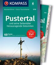KOMPASS Wanderführer Pustertal und seine Seitentäler, Herausragende Dolomiten, 60 Touren mit Extra-Tourenkarte - Cover