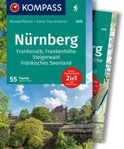 KOMPASS Wanderführer Nürnberg, Frankenalb, Frankenhöhe, Steigerwald, Fränkisches Seenland, 55 Touren mit Extra-Tourenkarte