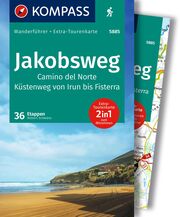 KOMPASS Wanderführer Jakobsweg Camino del Norte, 36 Etappen mit Extra-Tourenkarte - Cover