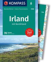 KOMPASS Wanderführer Irland mit Nordirland, 70 Touren mit Extra-Tourenkarte - Cover