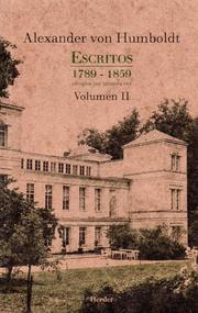 Escritos 1789 - 1859 Volumen II - Cover