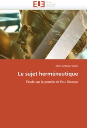 Le sujet hermeneutique - Cover