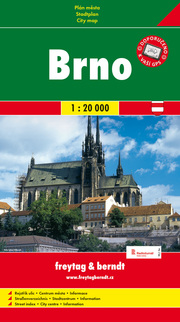 Brno/Brünn (Stadtplan 1:20.000)