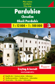 Pardubice/Pardubitz (Stadtplan 1:12.000)