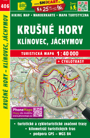 Kruné hory - Klínovec, Jáchymov / Erzgebirge - Keilberg, Joachimsdorf (Wander - Radkarte 1:40.000) - Cover