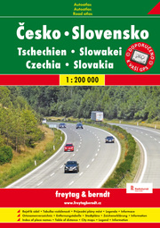 Tschechien, Slowakei (Autoatlas 1:200.000, A5)
