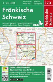 Fränkische Schweiz, Wander-Radkarte 1:25 000 - Abbildung 1