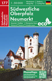 Südwestliche Oberpfalz, Neumarkt, Wander-Radkarte 1:50 000