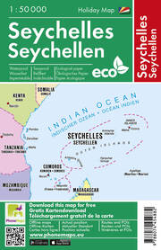 Seychellen, Freizeitkarte 1:50 000