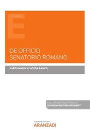 De officio senatorio romano - Cover