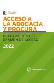 Acceso a la Abogacía y Procura. Preparación del examen de acceso 2022 - Cover