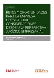 Retos y oportunidades para la empresa del siglo XXI. Consideraciones desde una perspectiva jurídico empresarial (EPUB) - Cover