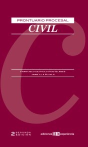 Prontuario Procesal Civil - Cover