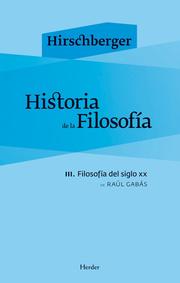 Historia de la filosofía III - Cover