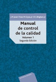 Manual de control de la calidad. Volumen 1 - Cover