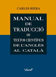 Manual de traducció de textos científics de l'anglès al català - Cover