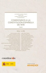 Comentarios a la Constitución Española de 1978 - Tomo I - Cover