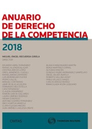 Anuario de Derecho de la Competencia 2018 - Cover