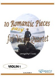 Violin 1 part of '10 Romantic Pieces' for Violin Quartet