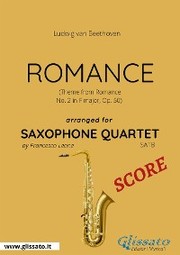Romance - Saxophone Quartet SCORE - Cover