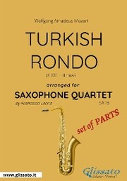 Turkish Rondo - Saxophone Quartet set of PARTS - Cover