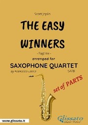 The Easy Winners - Saxophone Quartet set of PARTS - Cover