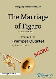 Score: 'The Marriage of Figaro' overture for Trumpet Quartet