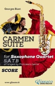 'Carmen' Suite for Sax Quartet (score)