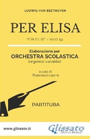 Per Elisa - Orchestra scolastica (partitura)
