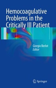 Hemocoagulative Problems in the Critically Ill Patient - Cover
