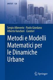 Metodi e Modelli Matematici per le Dinamiche Urbane - Cover