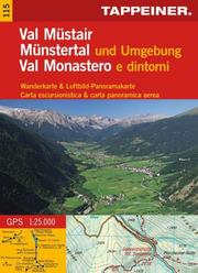 Wanderkarte Val Müstere/Münstertal und Umgebung
