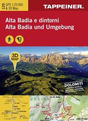 3D-Wanderkarte Alta Badia und Umgebung
