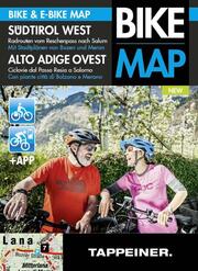 Bike Map Südtirol West - Radrouten vom Reschenpass nach Salurn